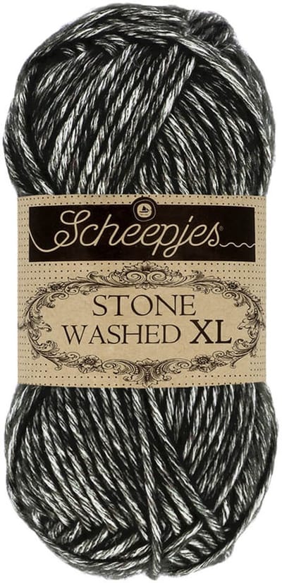 Scheepjes Stone Washed XL 50 gr - 843 Black Onyx