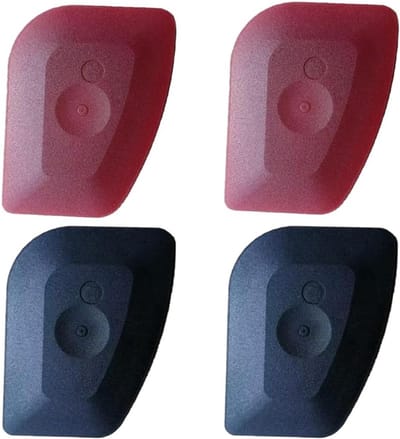 Set van 4 Keuken Schrapers van Voedselveilig Plastic voor het Schoonmaken van Pannen, Schalen en Grill – Ideaal voor Vet, Deeg en Bakwaren (2 Kleuren)