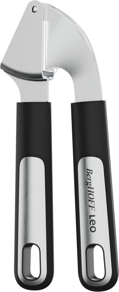 LEO Knoflookpers Graphite - Metaal -