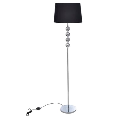 VidaXL Vloerlamp Eleganza - Zwart, 380 mm kap