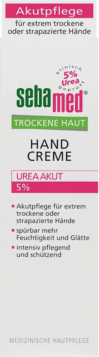 Sebamed  handcreme droge huid  75 ml - Balea Med Handcrème pH 5,5 Huidneutraal 100ml - Balea Handcrème Olijf 100ml - 3 Stuks