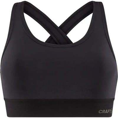 CRAFT TRAINING BRA PADDED W Dames Sportbeha - Zwart