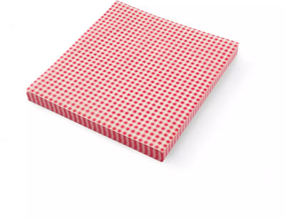 HENDI Vetbestendig papier – Rood-wit ruitpatroon – 250x350 mm – 500 vellen