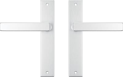 AXA Deurbeslag set Binnendeur - Edge Riga - Deurkruk Aluminium - Deurklink met schild