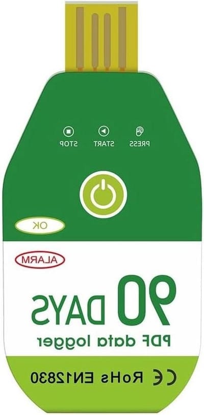 Temperatuur Data Logger - Vochtigheid Recorder - Transport Monitoren - PDF Rapportage - 90 Dagen - Zoals Afgebeeld