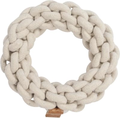 Dogs collection - gevlochten ring - Hondenspeelgoed