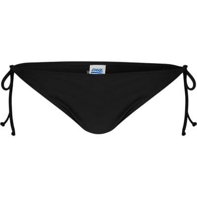 Zoggs Dames/dames Zijwaartse Bikinibroekjes (Zwart)