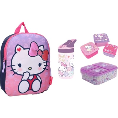 Hello Kitty schoolset; rugzak en lunchset