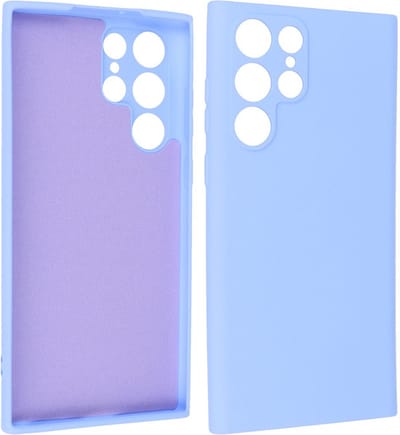 Fashion Backcover Telefoonhoesje - Color Hoesje - Geschikt voor Samsung Galaxy S22 Ultra - Paars