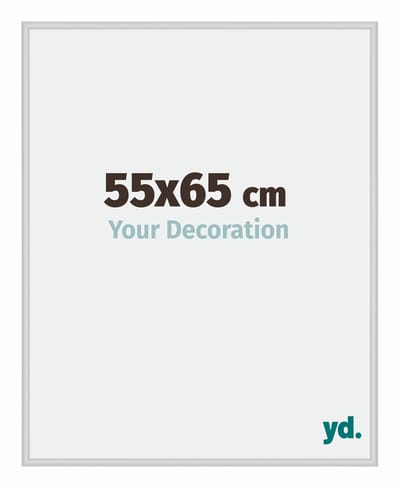 Your Decoration - Fotolijst 55x65 cm - Aluminium - Zilver Mat - Miami