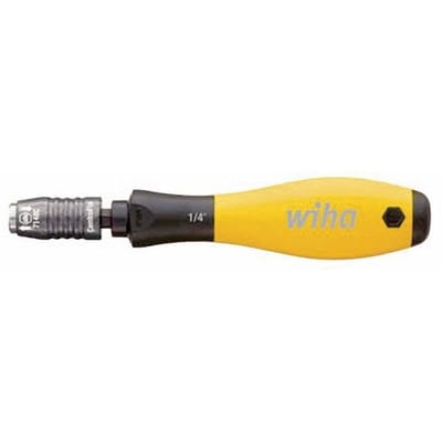 Wiha Schroevendraaier SoftFinish met ESD bithouder 38mm (¼″) - mechanisch vergrendelbaar - 32161
