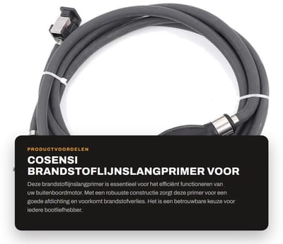 Dailygoods- Brandstoflijnslang 8mm - Connectoren - Buitenboordmotoren - Afdichting - Vloeistofrichting - Eenvoudige installatie - Brandstofslang