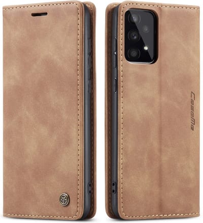 CaseMe Hoesje - Geschikt voor Samsung Galaxy A53 Hoesje - CaseMe 013 Book Case - Bruin
