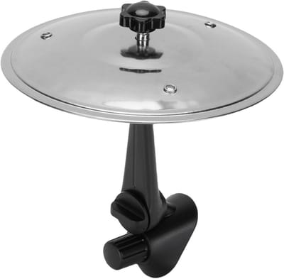 Mini Drum met Verstelbare Arm voor Auto-entertainment, Perfect voor Muziekliefhebbers en Drummers, Aluminium Crash Cymbal