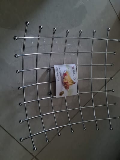 Ernesto Fruitschaal - 31,5 x 31,5 x 11cm - Chrome