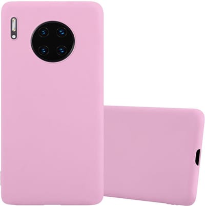 Cadorabo Hoesje geschikt voor Huawei MATE 30 PRO in CANDY ROZE - Beschermhoes gemaakt van flexibel TPU silicone Case Cover