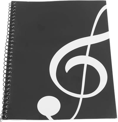 Dailygoods- Notenpapier 50 pagina's - Muziekpapier - Schrijfpapier Volwassenen - Notitieboek - Blancoblad - Hoogwaardig Papier