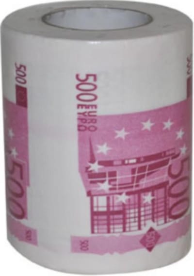 ESPA - WC papier 500 euro biljetten