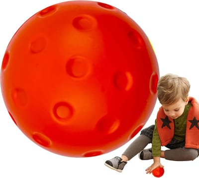 Pickleball Trainingsbal - PU Bal - Binnen Oefenen - Stil Geluidsarm - 7.4 cm - Rood