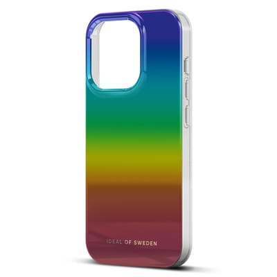 iDeal of Sweden Mirror Case geschikt voor Apple iPhone 14 Pro - Rainbow
