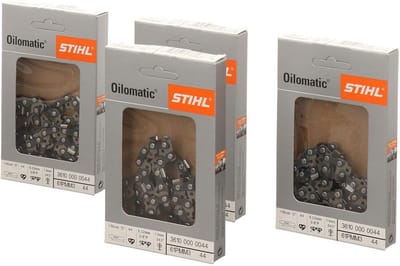 4 Zaagkettingen 3/8 inch P, 1,1 mm - Geschikt voor 30 cm Geleiderail