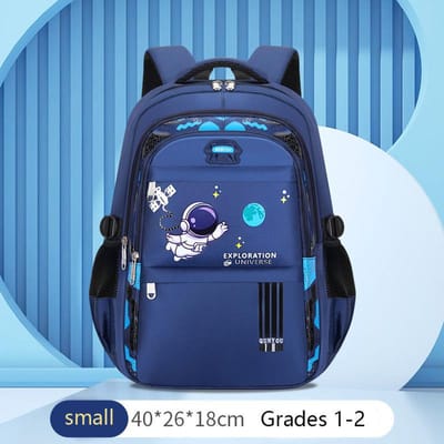 Rugzak voor kinderen Schooltassen voor kinderen voor jongens Astronaut Schoolrugzak Waterdichte basisschool Boekentas Mochila Infantil white