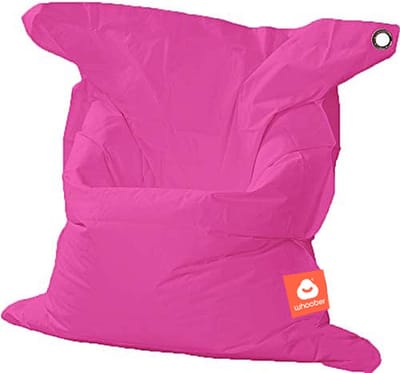 Whoober rechthoek zitzak St. Tropez XL outdoor fuchsia - Wasbaar - Voor binnen en buiten