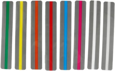 Lees Hulp Strips - Markeer Linialen - Verbeter Lezen - Geleide Lezing - 19x14cm - Meerkleurig