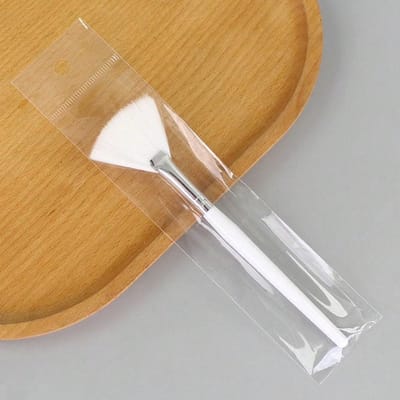 1 stuks Zachte Haardwaaier Vormige Schoonheidsborstel, Gezichtsmasker Essentie Applicator, Schoonheid Hoge Glans Cosmetische Borstel, Speciale Gereedschappen Voor Schoonheidssalon