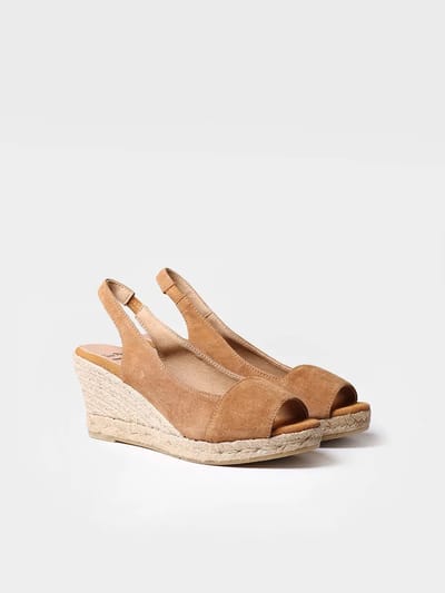 Espadrille met open sleehak voor dames | MONZA-A
