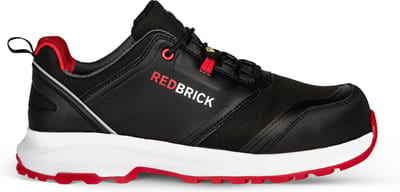 Redbrick Pulse Laag S3 ESD 32320 - Zwart/Rood - 44