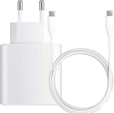 45W USB-C Adapter met Lange USB C Kabel 3 Meter - Tablet Lader - Voor A9 Plus, A9, Pro 11, Pro 12.9, Mini 6, Air 4, Air 5, S9 Plus, S9 Ultra - Zwart