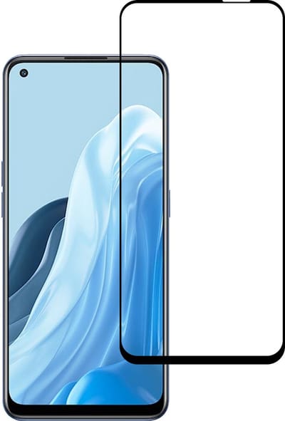 Smartphonica Screenprotector Geschikt voor Oppo Find X5 Lite - Full Cover Tempered Glass - Gehard glas Geschikt voor Oppo Find X5 Lite geschikt voor Oppo Find X5 Lite