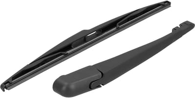 Dailygoods- Achterwisserarmset Ruisvrije Werking - Rubber/ABS - Geschikt voor Alfa Romeo Giulietta 2011-heden - Eenvoudig te Installeren - OE-nummer 50509442 - Grafietgecoat Wisserblad - Wisserarm