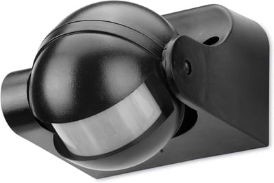 Infrarood bewegingsmelder voor binnen en buiten - LED, 180° kantelbaar, IP44, schemeringssensor