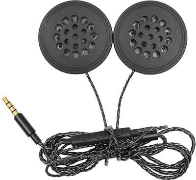 Allecto - Motorhelm Bluetooth Headset - Bedrade Hoofdtelefoon - Uitstekende geluidskwaliteit - 3,5 mm Interface - Geschikt voor motorrijders - Prak...