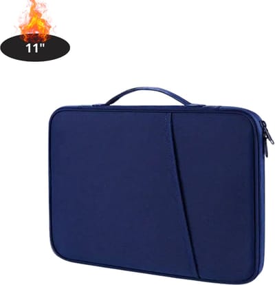 Nivard Laptoptas Krasbestendig - Laptop Sleeve - Rugtas - Schoudertas - Laptoshoes - Kantoortas - Dames & Heren - 11 Inch - Donker Blauw