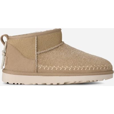 UGG Australia dames classic ultra mini biarritz beige/multicolour maat