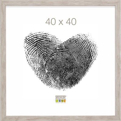 Deknudt Frames fotolijst S45RH1 - naturel - grijs - hout - 40x40 cm
