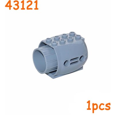 41530 2479 2460 87751 43122 43121 15790 6041 18753 Vliegtuigmotor met Propeller Bouwsteen MOC Technisch Bouwsteen