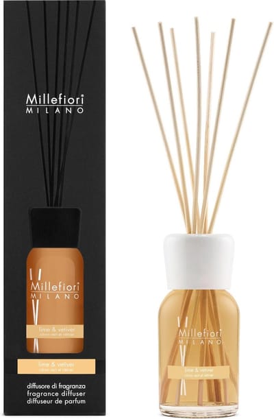 Millefiori Milano Geurstokjes 100 ml - Lime & Vetiver