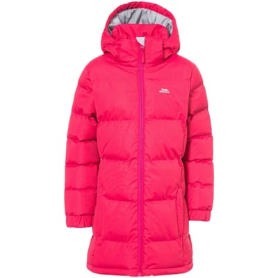 Trespass Meisjes Tiffy gewatteerde jas (Diep Roze)
