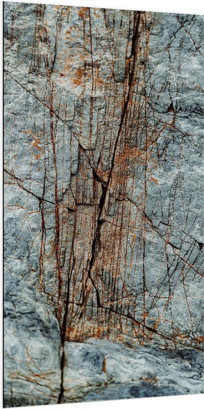 Dibond - Roest in de Rots - 100x200 cm Foto op Aluminium (Wanddecoratie van metaal)