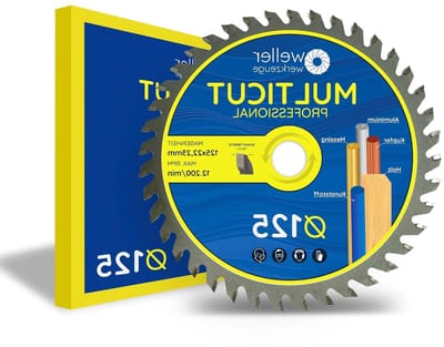 Zaagblad - Doorslijpschijf - Precisie zagen - 40 tanden - 125 mm - Goud