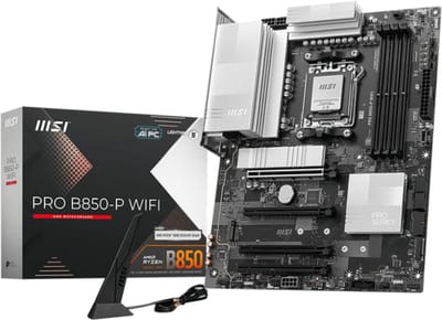 Msi Moederboard Pro B850-P Wifi Voor Amd B850 Am5 Ddr5 Sata3 M.2 Pcie5.0 Atx