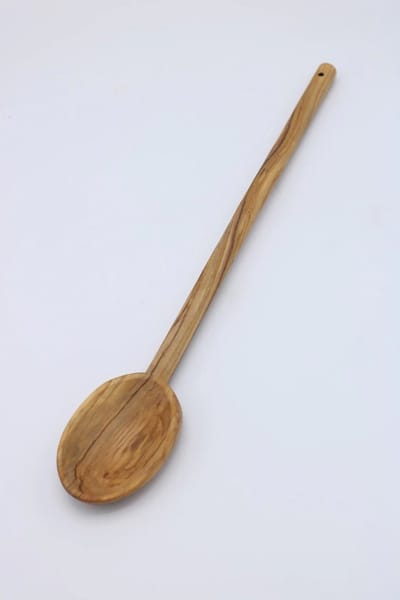 Olijfhouten Pollepel 25 cm – Duurzaam Koken | Luxe Houten Keukengerei | 100% Natuurlijk Olijfhout