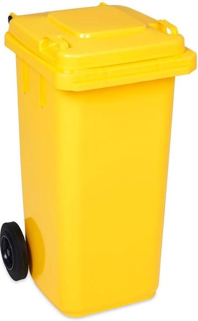 Kliko / mini container 120 liter - Geel