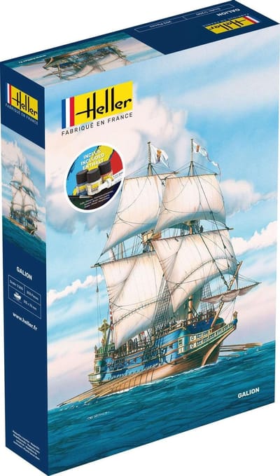 Heller Modelbouwpakket Schepen - 56835 Galion Ship - Starter Kit Plastic - 1:200 - Modelbouw