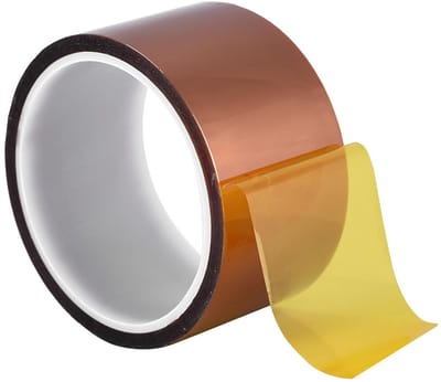 Hittebestendige Lijmtape met Hoge Rekbaarheid voor Soldeerwerk en Chipreparatie - 50mm Breed, Duurzaam en Flexibel