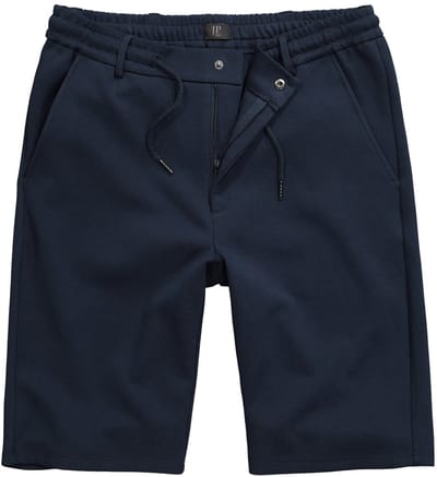 JP 1880 - Heren - Jersey bermuda chino FLEXNAMIC® business mix & match NEW YORK - Navy blauw - Maat 3XL